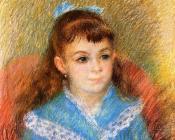 皮埃尔 奥古斯特 雷诺阿 : Portrait of a Young Girl, Elizabeth Maitre